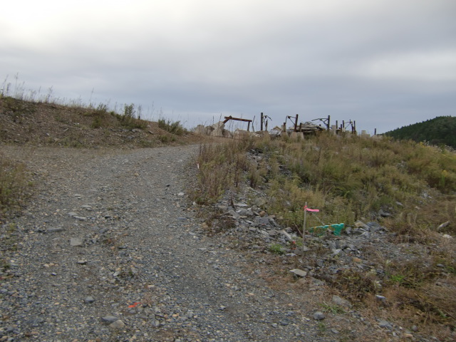 駅出入口(被災後)