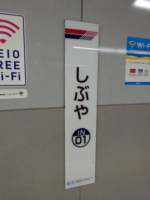 柱取り付け式 (降車ホーム)