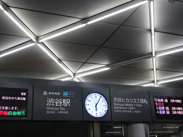第1種 (渋谷ヒカリエ1改札口)